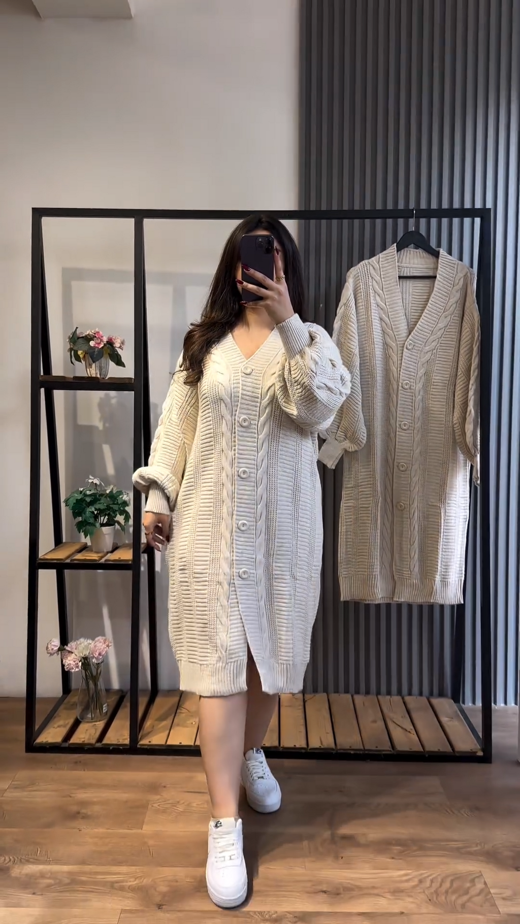 Cardigan chic en laine