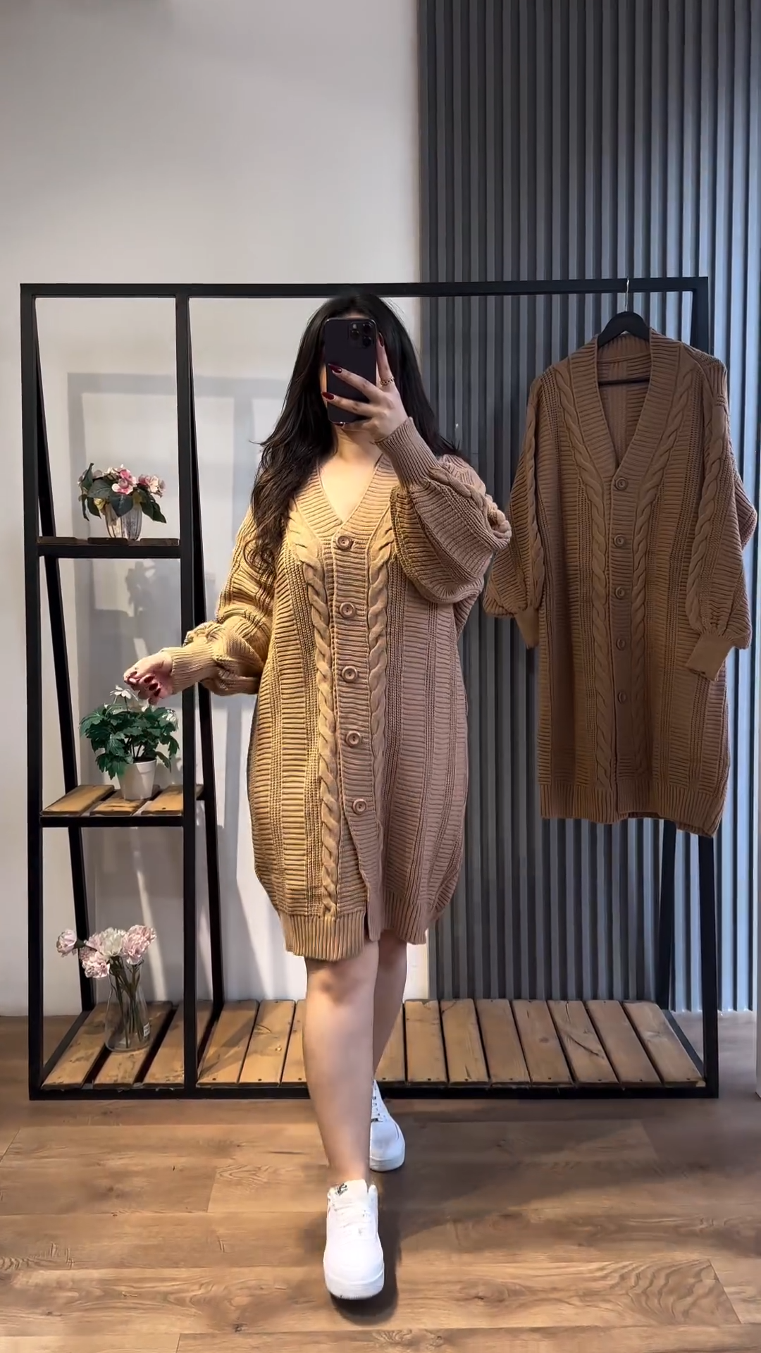 Cardigan chic en laine