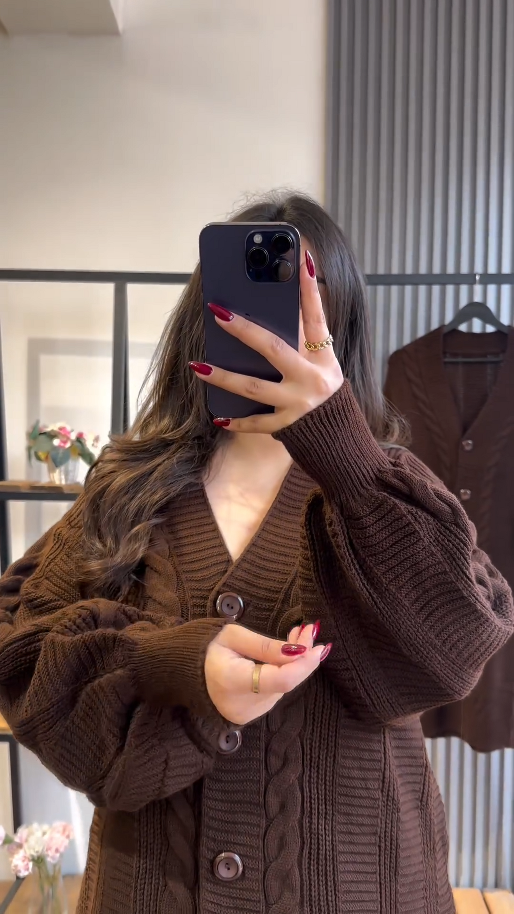 Cardigan chic en laine