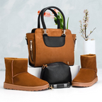 مجموعة أحذية وحقائب كلاسيكية