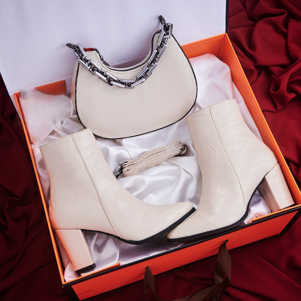 حذاء وحقيبة Croc 'n' Roll