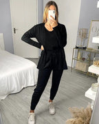 Ensemble relax en laine léger