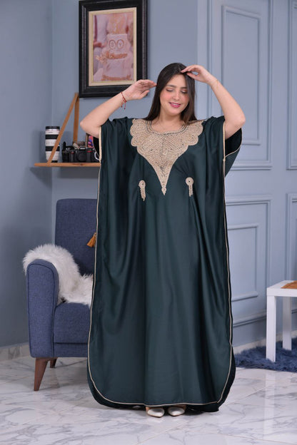 gandoura Faracha en crepe de soie