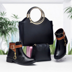 مجموعة أحذية وحقائب ريترو