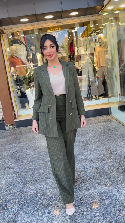 Ensemble pantalon et blazer pro chic