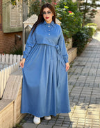 Robe asiatique en daim vegan