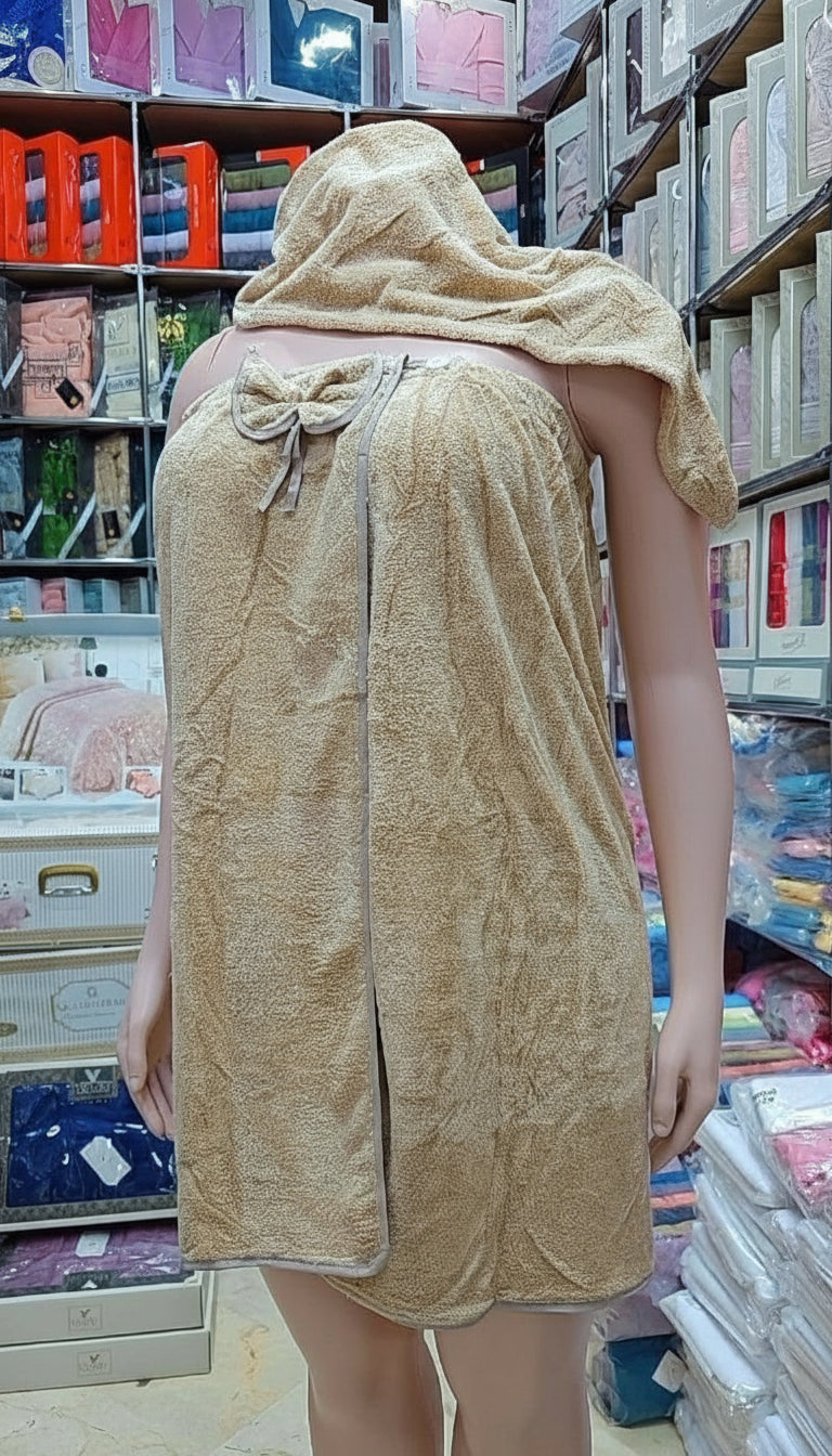 Pack serviette et bonnet de bain pour femmes