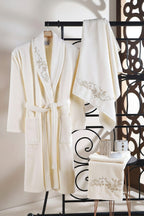 Pack 3 pièces Peignoir, serviette de bain et serviette pour cheveux hommes et femmes