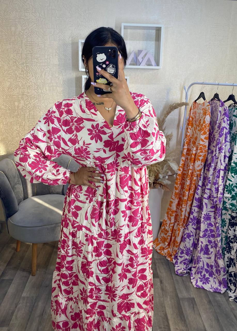 Robe chemise en fil de lin oversize