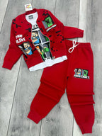 Tenue 3 pièces pantalon hoodie et t-shirt pour enfants de 2 à 14 ans