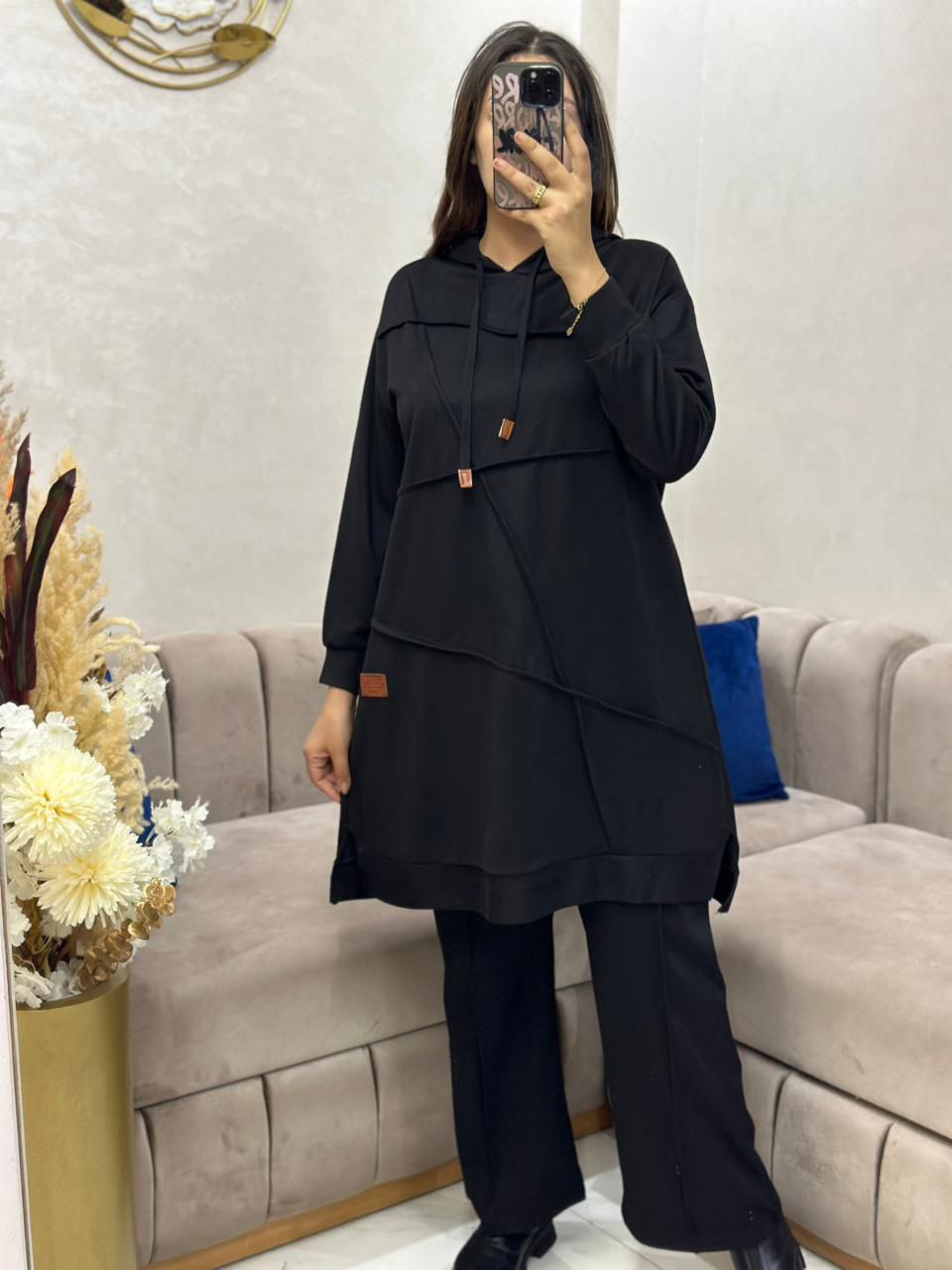 Ensemble sport chic à capuche