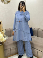 Ensemble sport chic à capuche