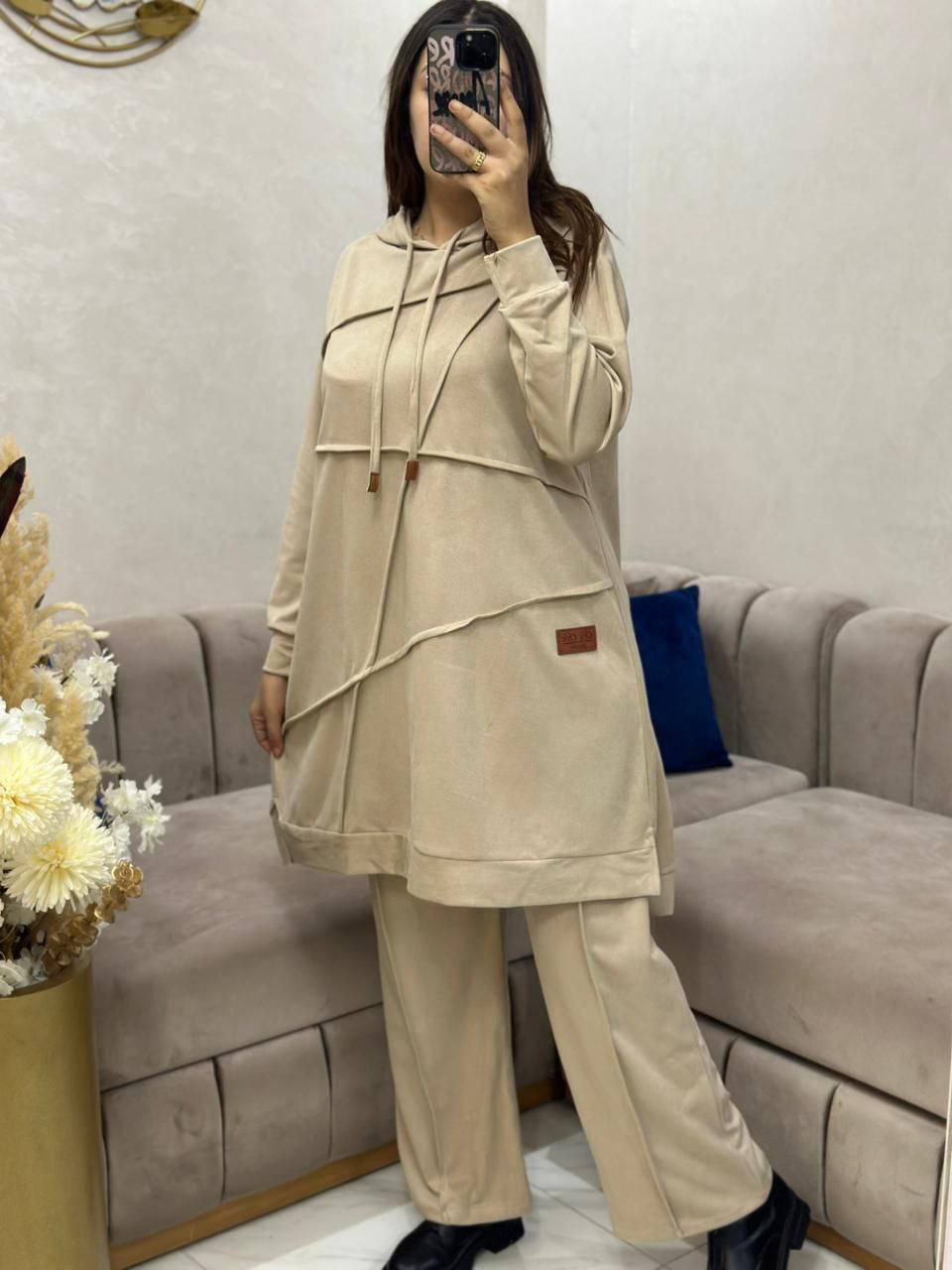 Ensemble sport chic à capuche