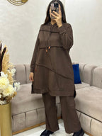 Ensemble sport chic à capuche