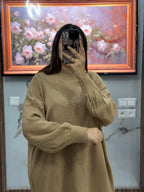 سترة صوفية طويلة بسيطة