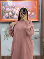 سترة صوفية طويلة بسيطة