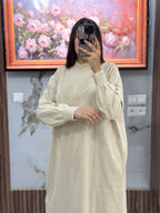 سترة صوفية طويلة بسيطة