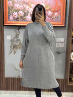 سترة صوفية طويلة بسيطة