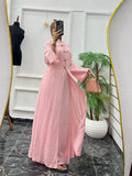 Robe Longue orientale Élégante à Boutons