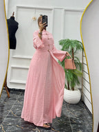 Robe Longue orientale Élégante à Boutons