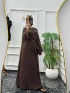 Robe Longue orientale Élégante à Boutons