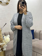 Cape en laine à poches