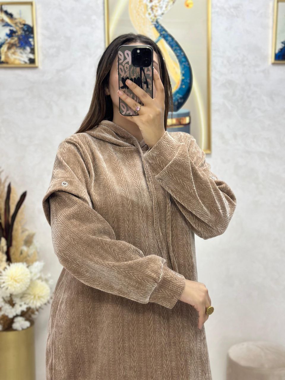 Ensemble sport chic en tissu spécial