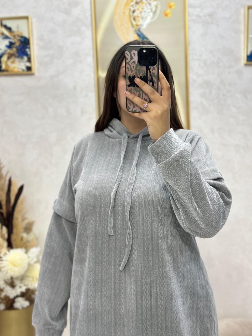 Ensemble sport chic en tissu spécial