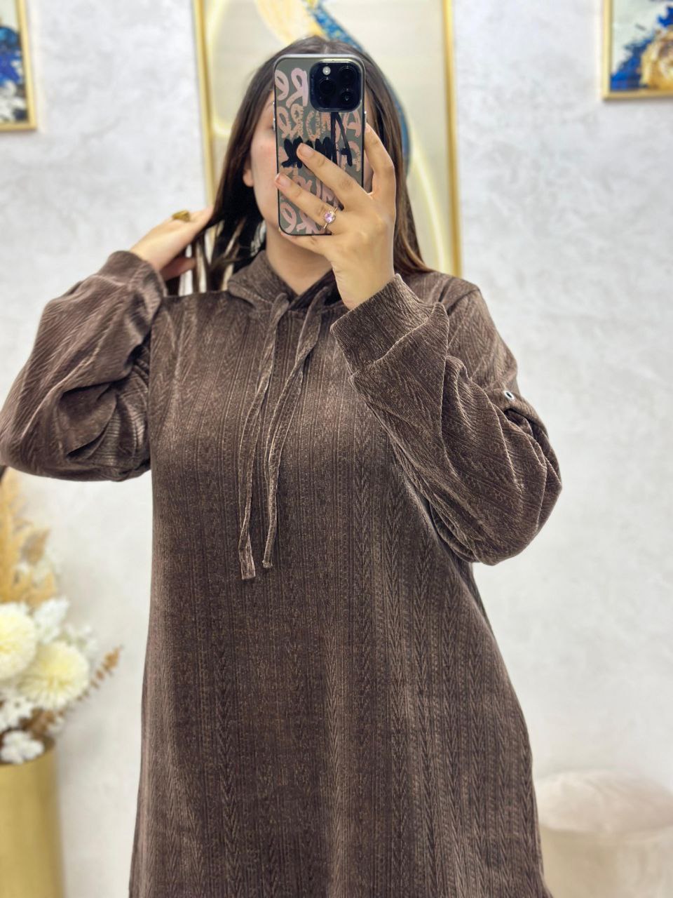 Ensemble sport chic en tissu spécial