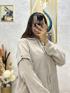 مجموعة رياضية أنيقة من القماش الخاص