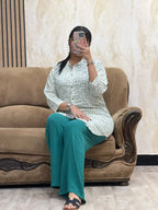 Ensemble chemise longue et pantalon léger