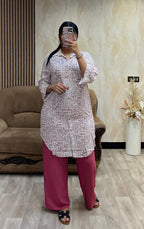 Ensemble chemise longue et pantalon léger
