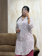 Ensemble chemise longue et pantalon léger